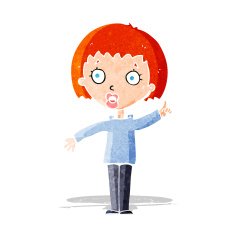 cartoon woman explaining her point N3