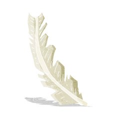 Cartoon Feather N6