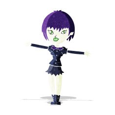 Cartoon Vampire Girl N19