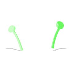 cartoon alien antennae