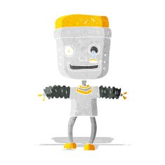 Cartoon Robot N93