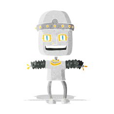 Cartoon Robot N94