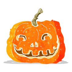 Cartoon Pumpkin N47