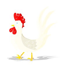 cartoon cockerel N4