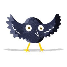 Cartoon Crow N14