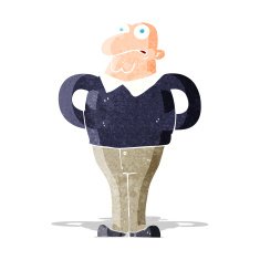 cartoon worried man N8