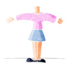 cartoon female body (add photos or mix and match cartoons) N5