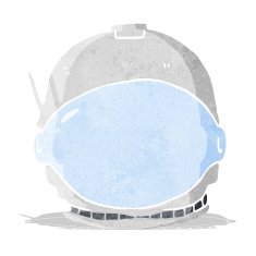 cartoon astronaut face