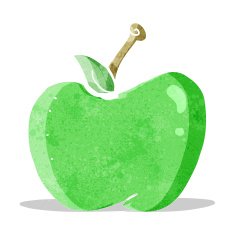 Cartoon Apple N53