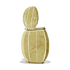 cartoon beer barrel N3