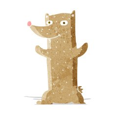 funny cartoon bear N13