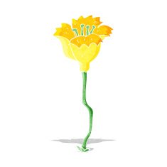 cartoon flower N111