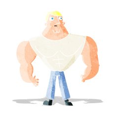 Cartoon Body Builder N4