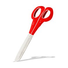 Cartoon Scissors N13