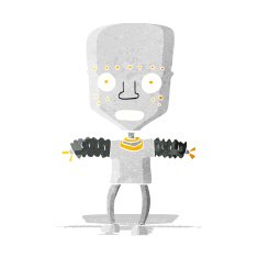 Cartoon Robot N95