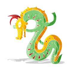 saxon dragon cartoon