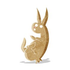 cue cartoon rabbit
