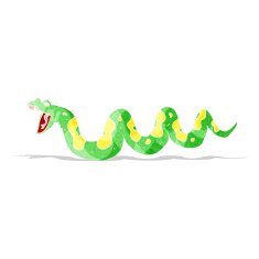 cartoon poisonous snake N16