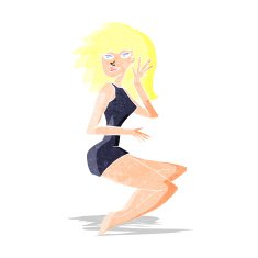 cartoon sexy woman N2