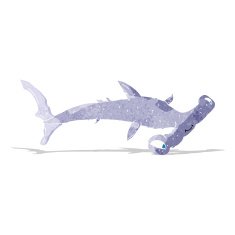 Cartoon Hammerhead Shark N5