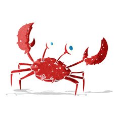 Cartoon Crab N23