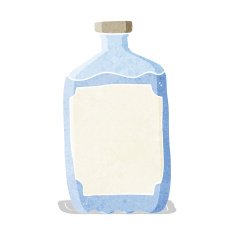 Cartoon Water Bottle N27
