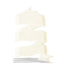 cartoon three layer scroll banner