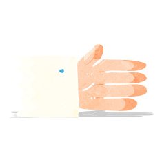 cartoon open hand symbol N2