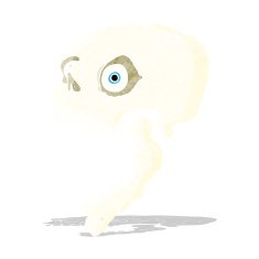 cartoon scary skull N4