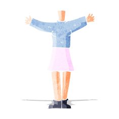 cartoon female body (add photos or mix and match cartoons) N20
