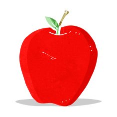 Cartoon Apple N54