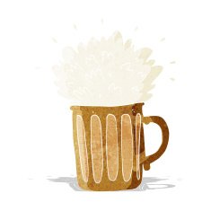 Cartoon Frothy Beer Free Image Download