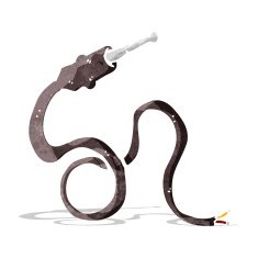 cartoon electrical lead