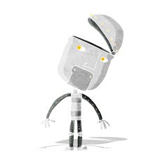 Cartoon Robot N96