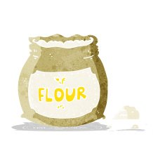 cartoon bag of flour N2