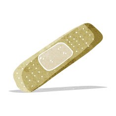 cartoon medical plaster