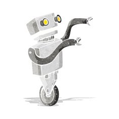 cartoon funny robot N11