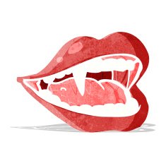 cartoon vampire mouth N3