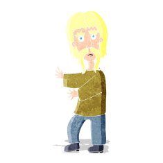 cartoon mustache man N18