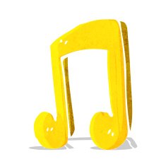 cartoon musical note N4