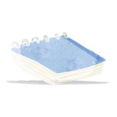 cartoon notepad