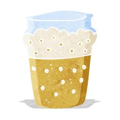 cartoon glass of beer N2