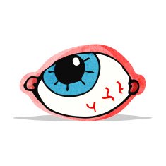 cartoon spooky eye