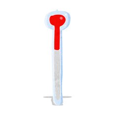 Cartoon Thermometer N6