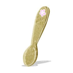 Cartoon Spoon N6