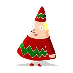 Cartoon Elf N16