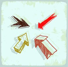 arrow doodle set N5