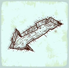 arrow doodle set N6
