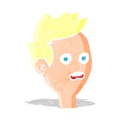 cartoon shocked man N25