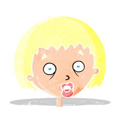cartoon shocked woman N15